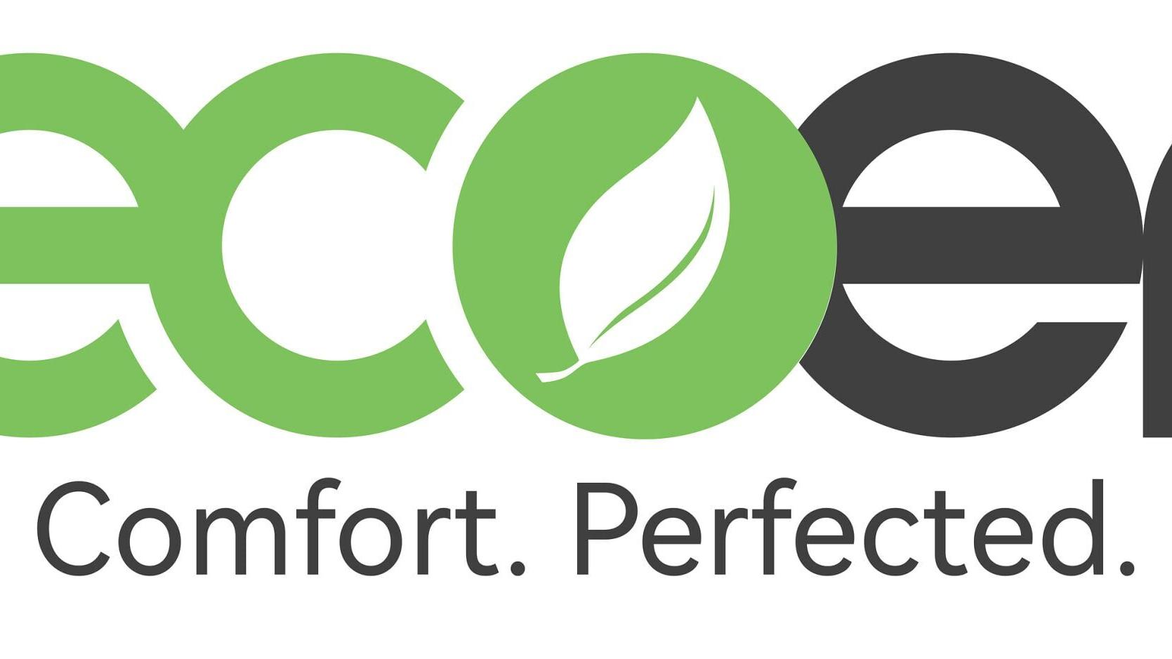 Ecoer Logo with tag line: Comfort. Perfected.