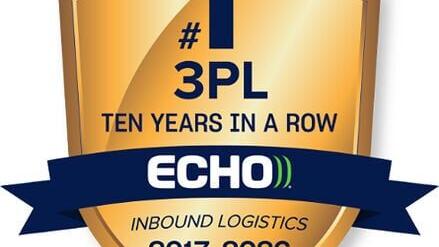 Echo Global Logistics Named #1 3PL by Inbound Logistics for Historic Tenth Year in a Row