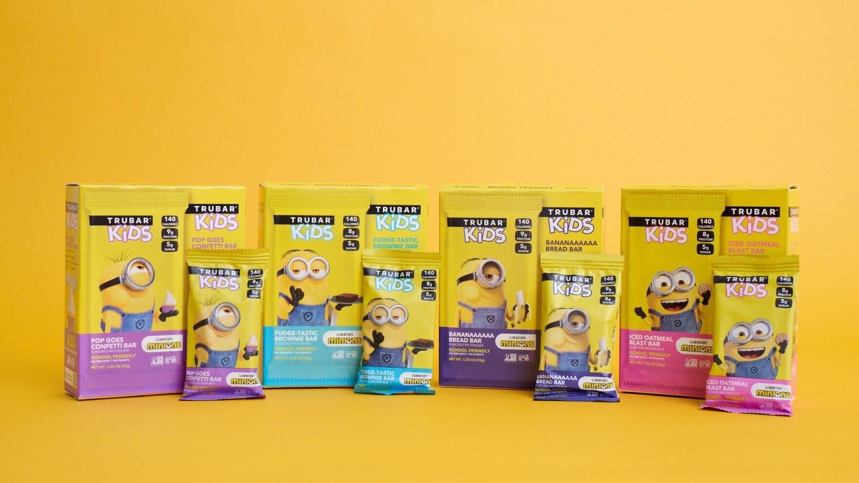 TRUBAR KiDS Releases New Minions Packaging and BANANAAAAAA Bread Flavor Inspired by Illumination’s Minions
