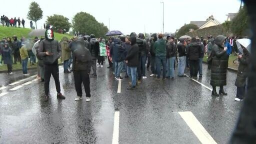 Sunday's march by the Orange Order was allowed to go ahead after a series of legal challenges