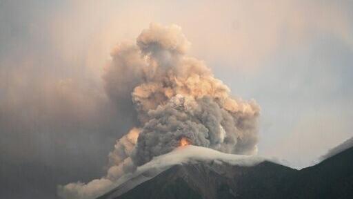 Guatemala’s Institute of Volcanology warned that the Fuego eruption might intensify