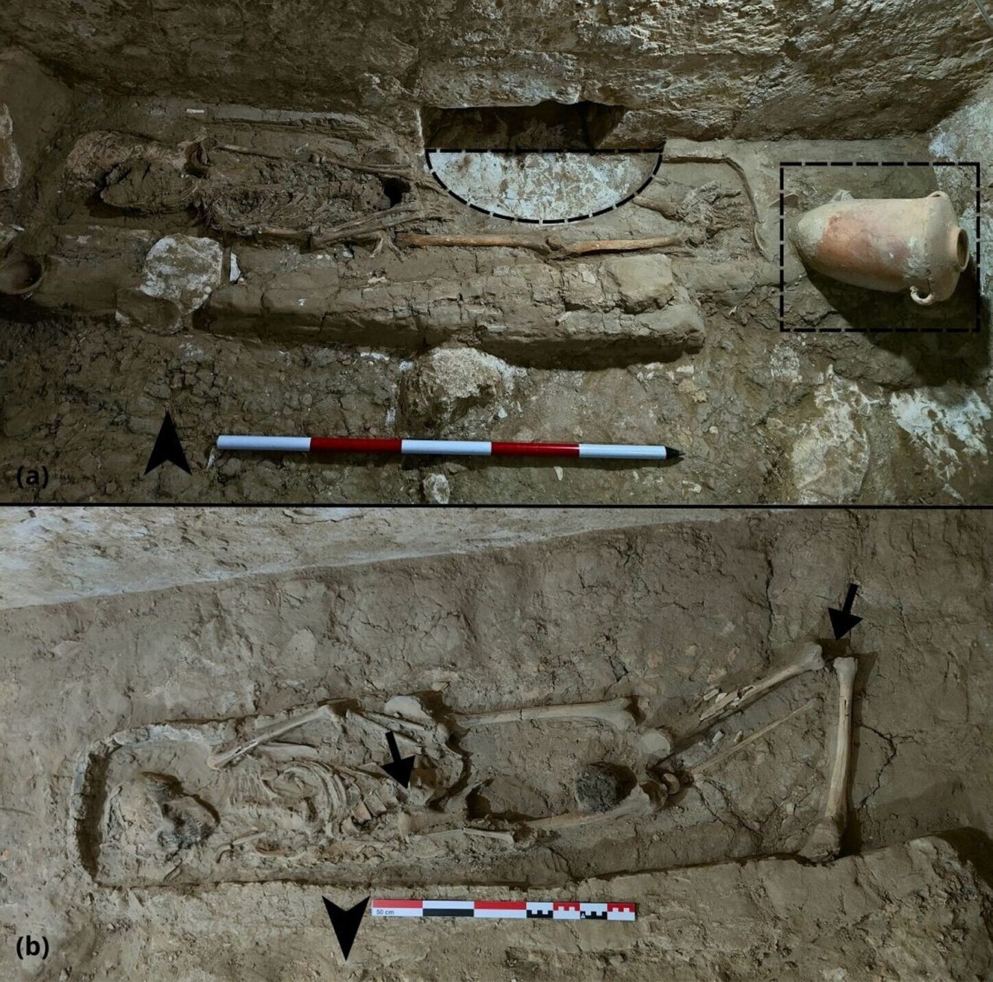 Mummies were buried on top of one another when space started to run out in tombs