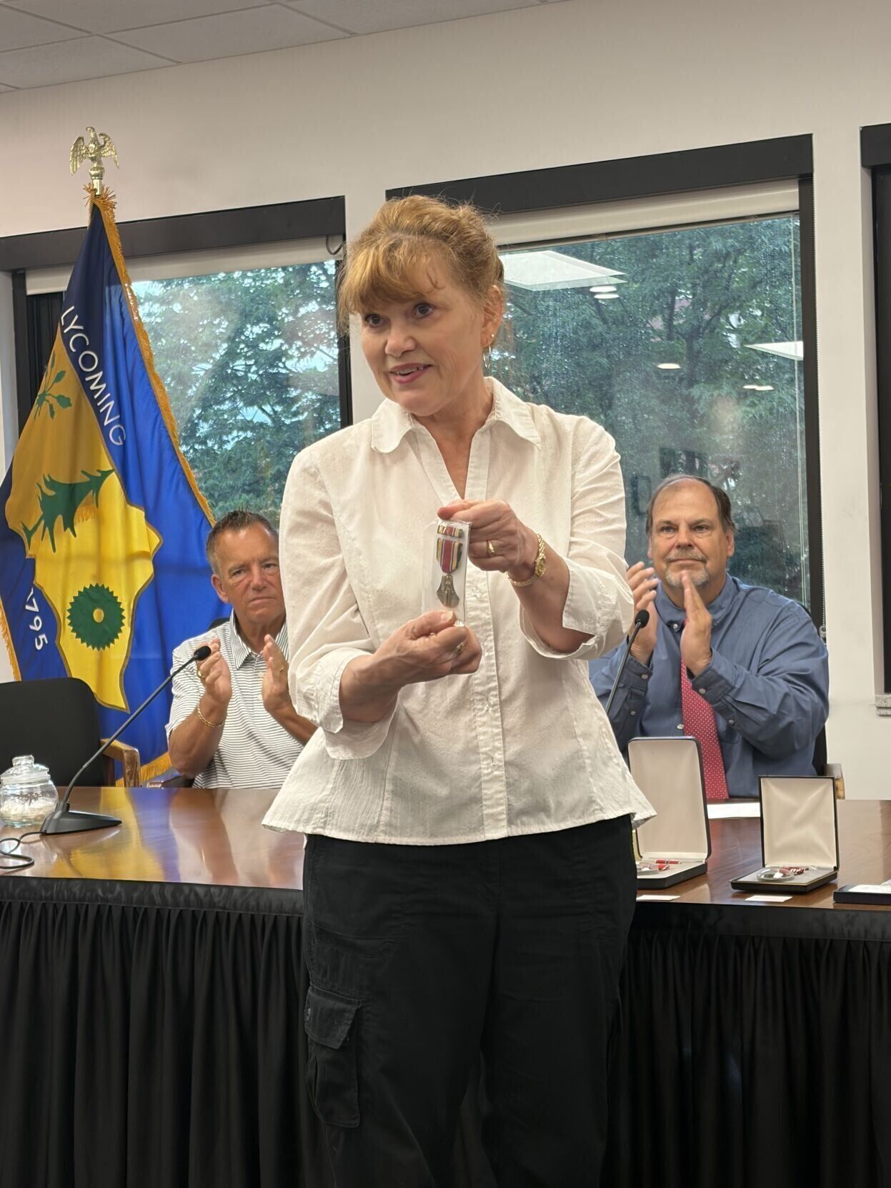 susan with medal