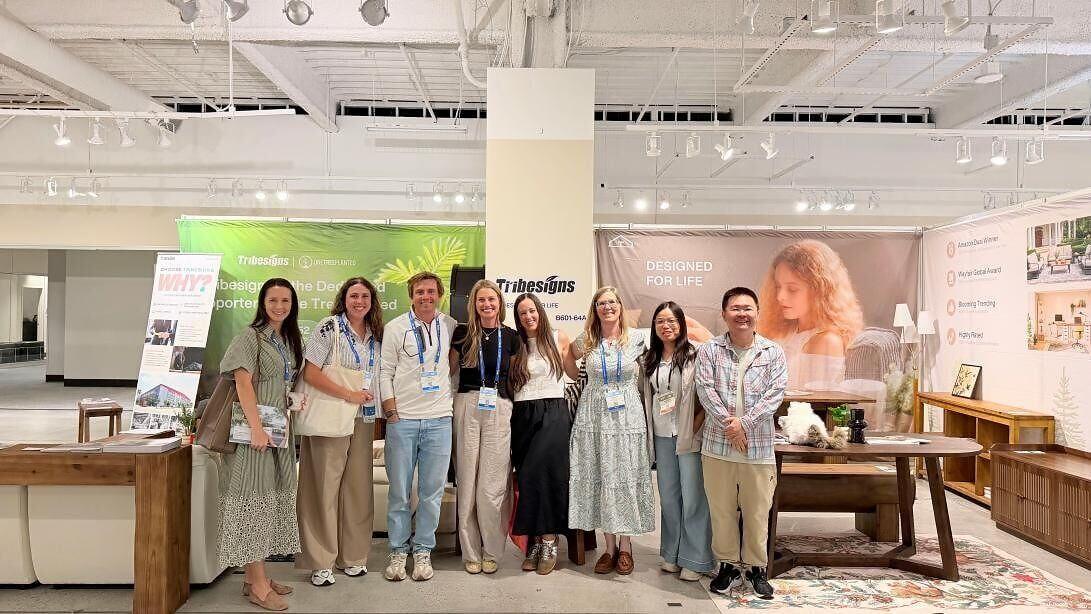 Group Photo of the Tribesigns Team and The Home Depot Team