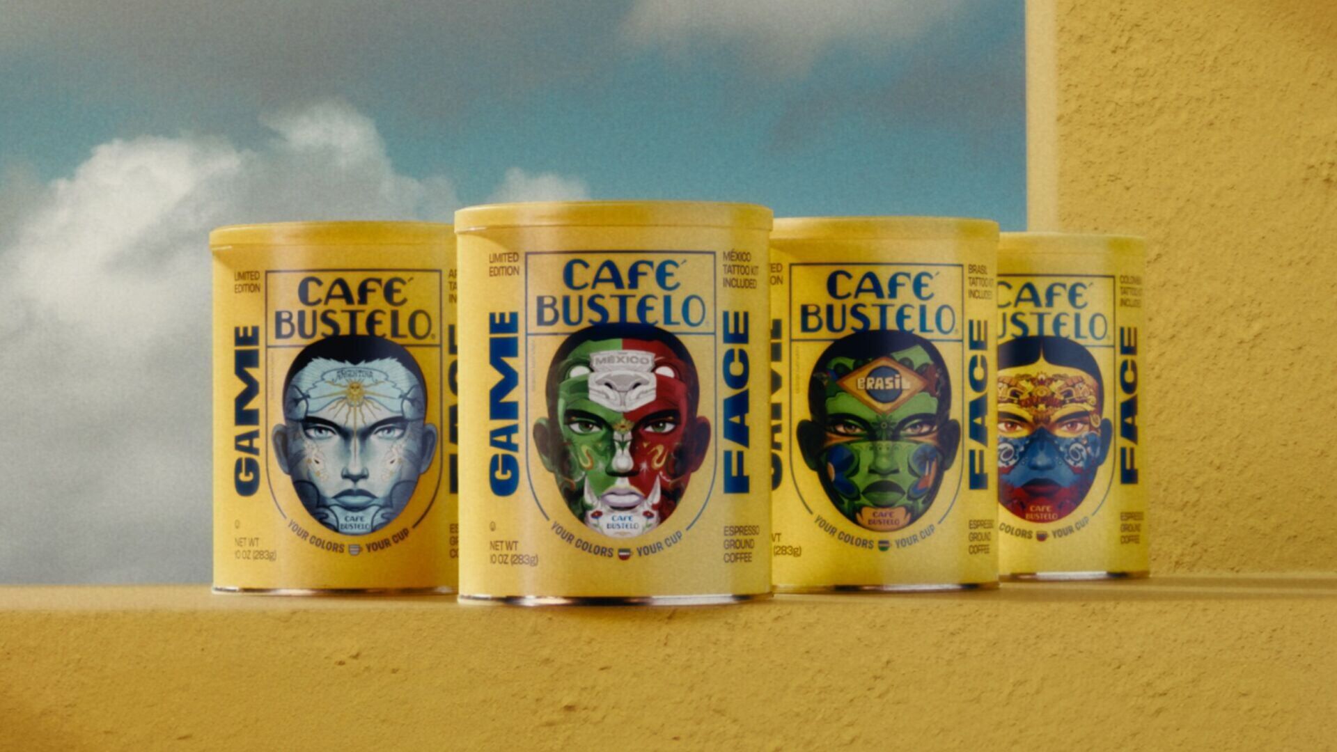 Café Bustelo Game Face Limited-Time Coffee Cans