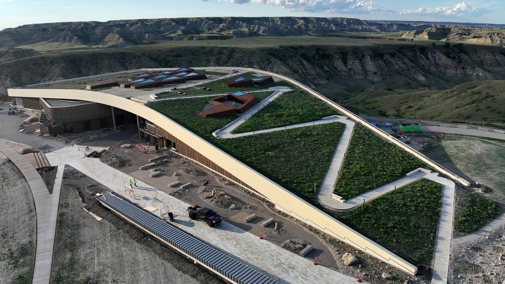RES hand-planted 400,000 native plant plugs at the library, including 140,000 on the two-acre walkable green roof.