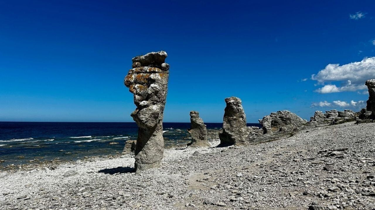 Limestone Rauks in Fårö