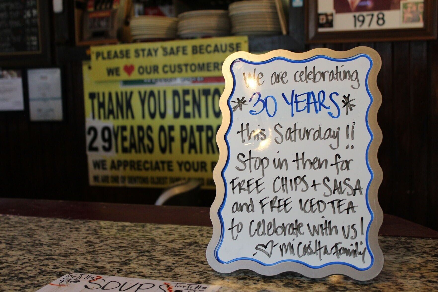 Mi Casita sign