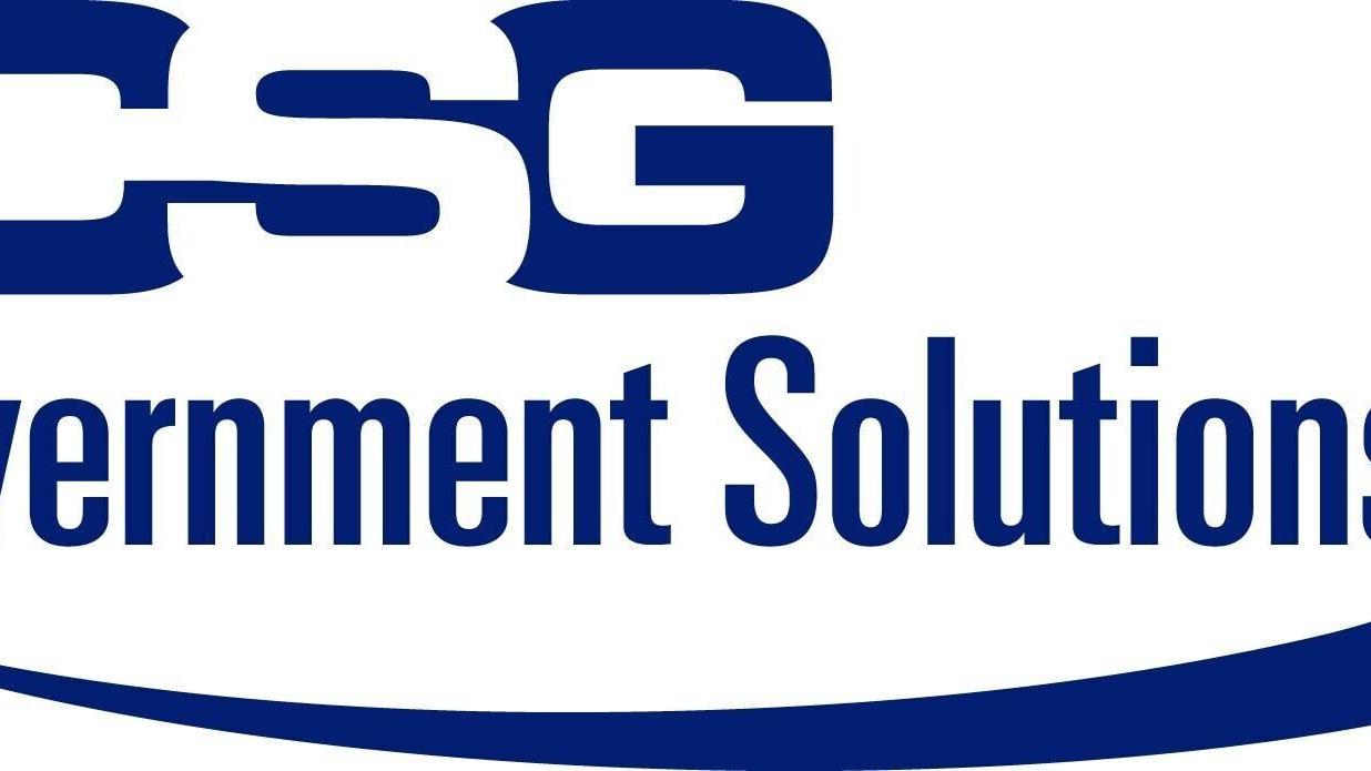 CSG Government Solutions Logo (PRNewsfoto/CSG Government Solutions, Inc.)