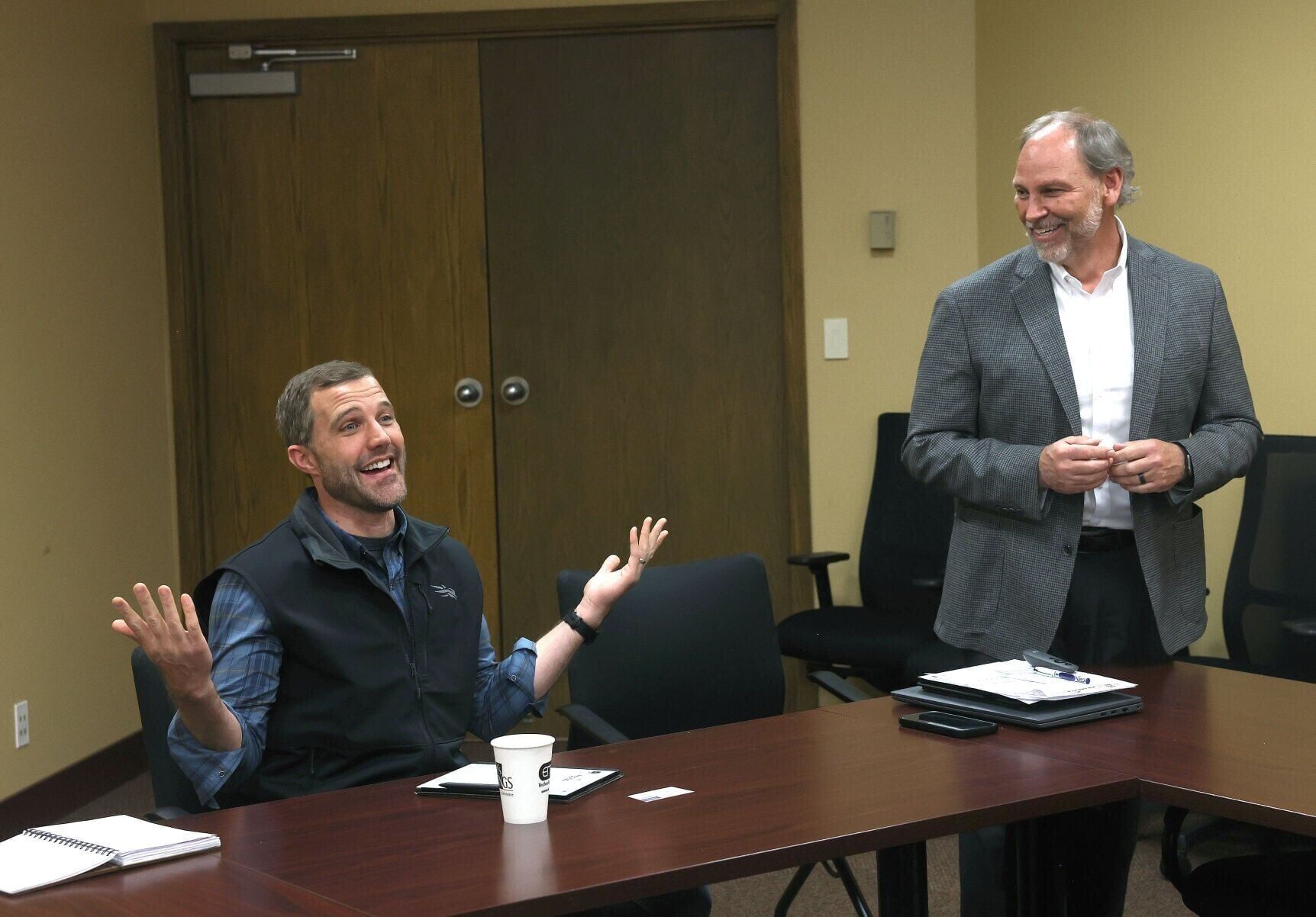 Seth Bodnar at Billings Chamber meeting