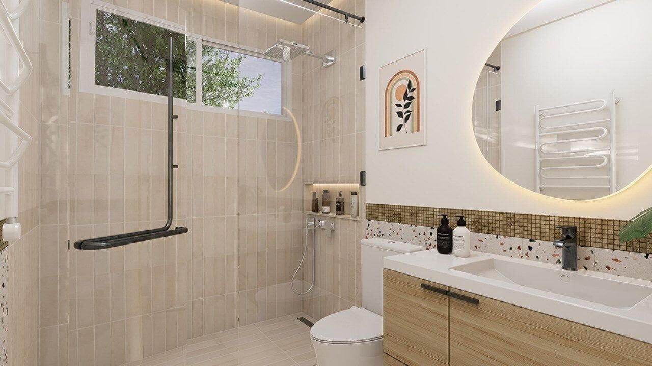 Modern bathrooms reduce mold risks and improve daily living