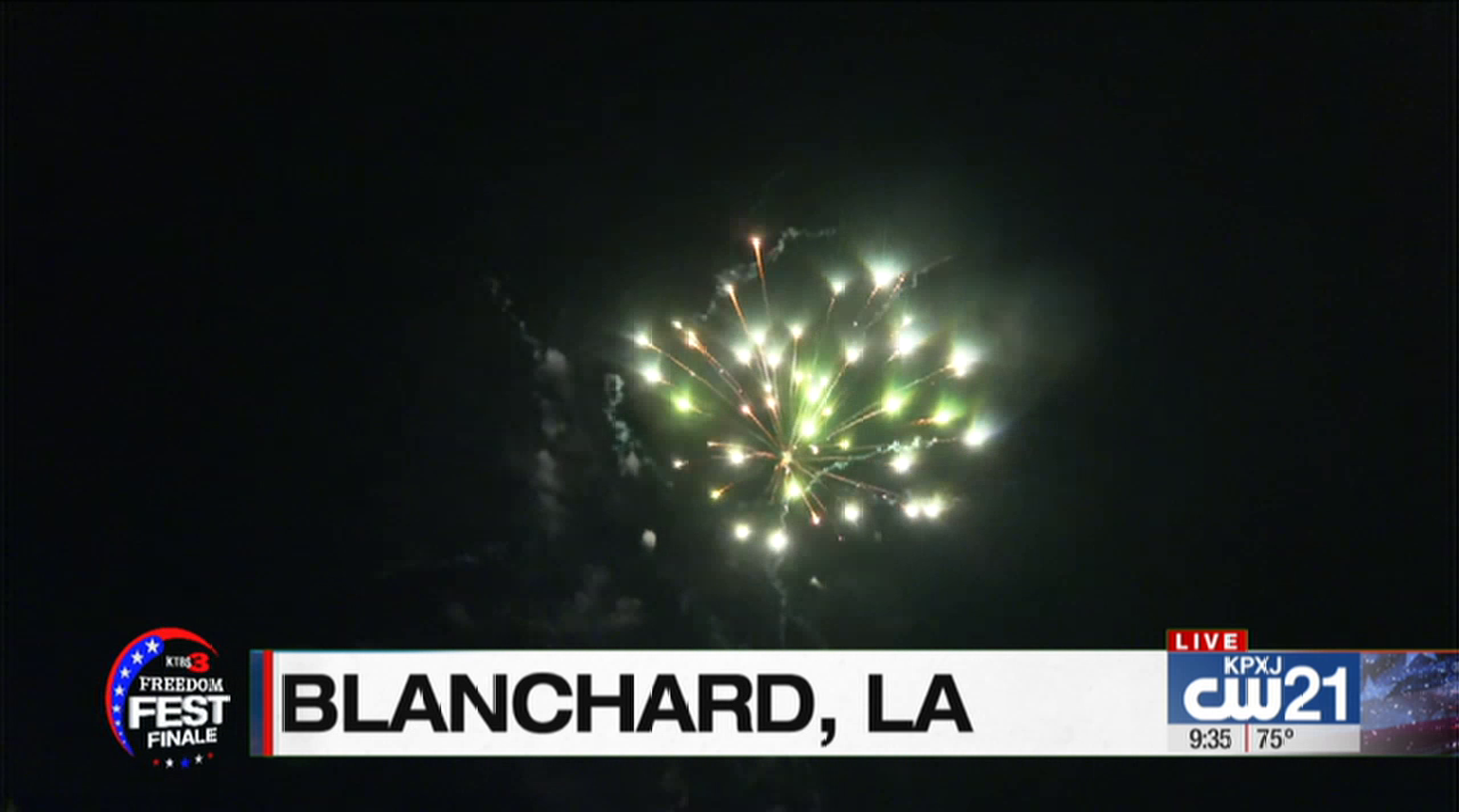 Blanchard fireworks