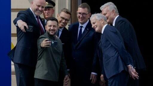Zelensky received fellow leaders in Kyiv for the Nordic-Baltic Eight summit