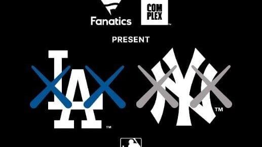 KAWS  x MLB Logo