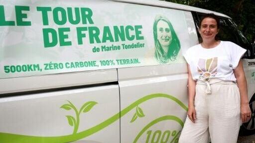 Marine Tondelier said campaigning while pregnant 'is a real challenge'