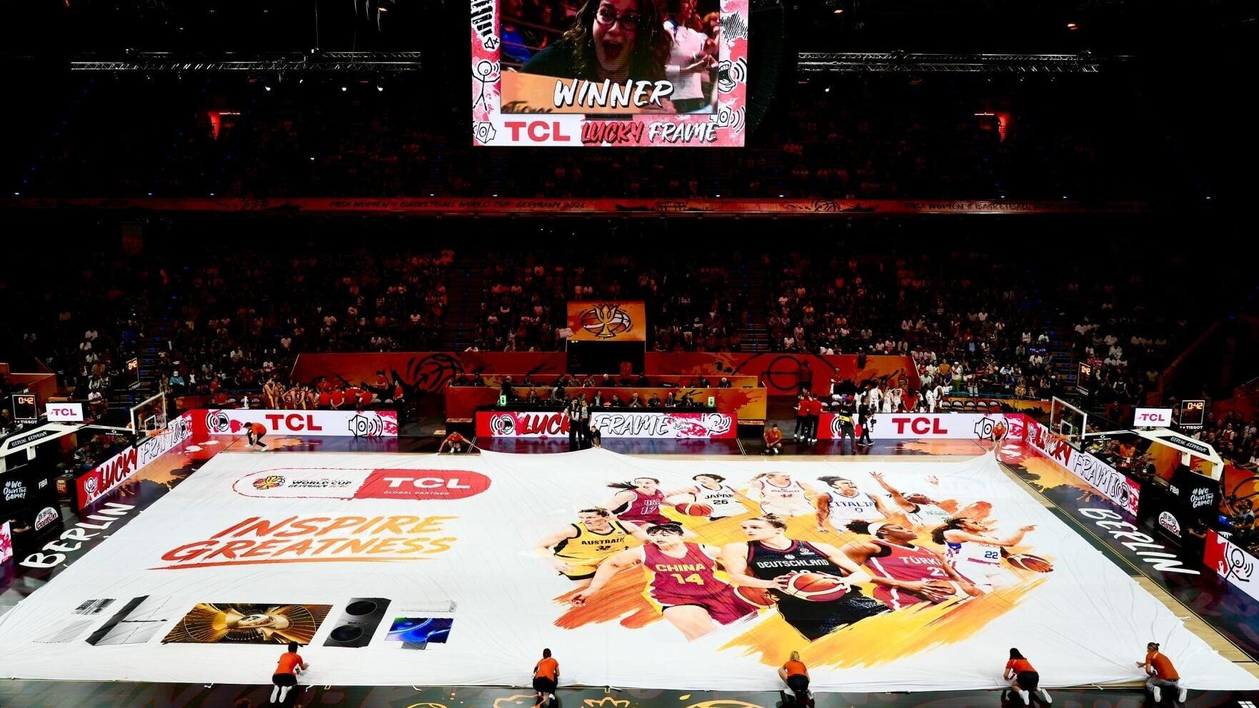 TCL Lucky Frame turns game highlights into memorable fan moments at the FIBA Women’s Basketball World Cup 2026