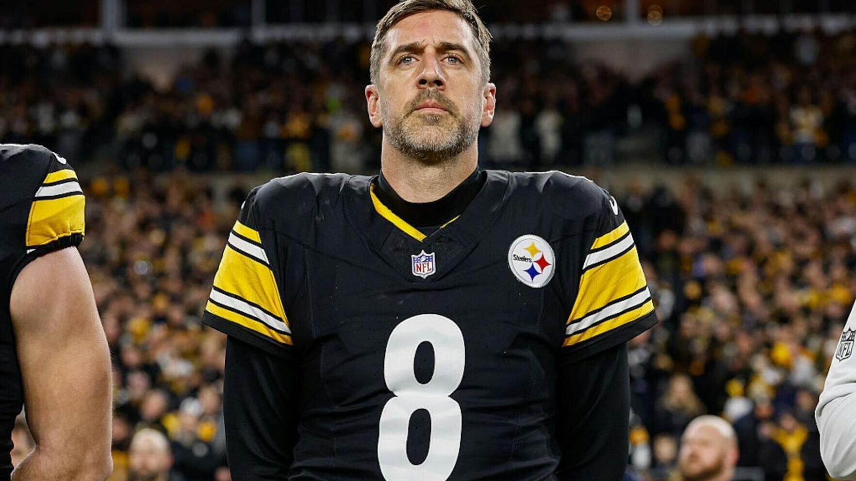 Pittsburgh Steelers quarterback Aaron Rodgers recently called Dr. Anthony Fauci an 'absolute coward' and a 'criminal.' Lauren Leigh Bacho/Getty Images Sport