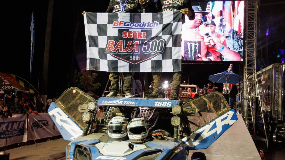 Sims Leads All-Polaris Podium, Followed by Wayne Matlock in Second and First-Year RZR Factory Racing Driver Ethan Groom in Third