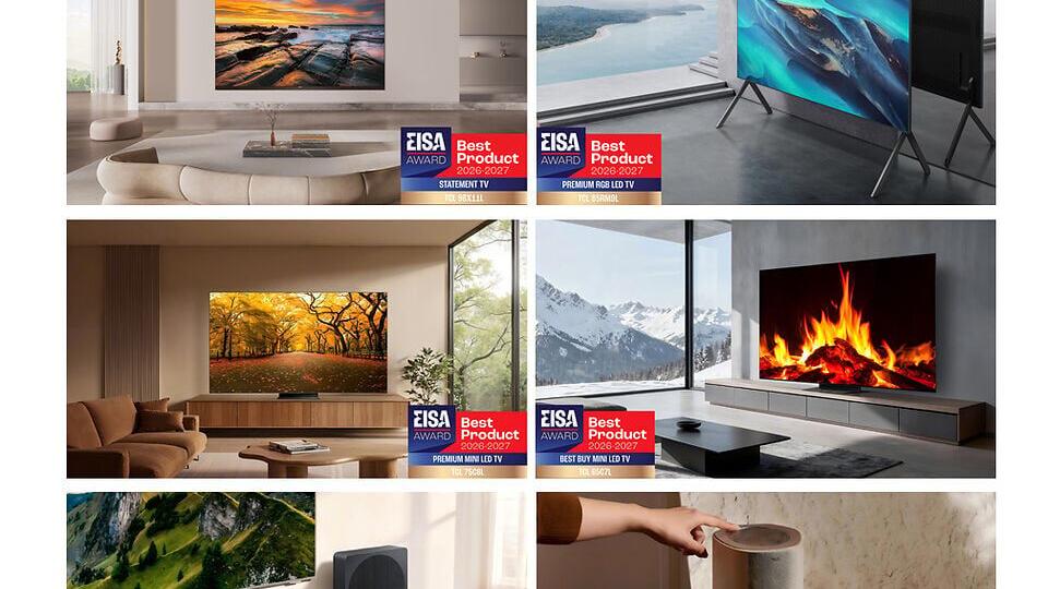 TCL Secures Six EISA 2026-2027 Awards