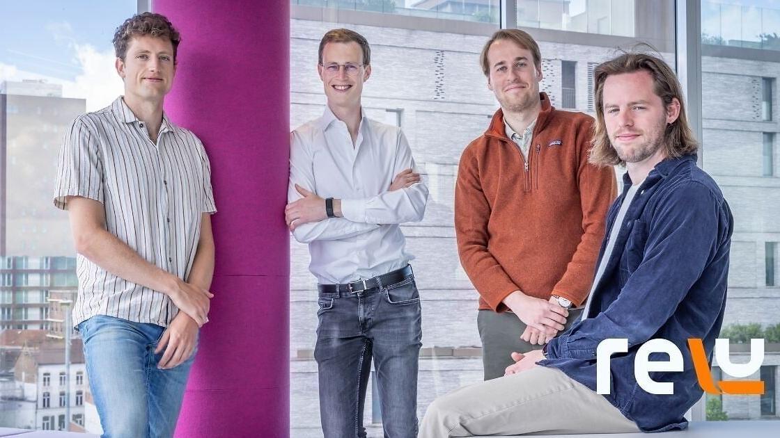 Relu's Founders, from left to right: Adriaan Van Gerven (CTO), Holger Willems (CEO), Antoine Coppens (COO), and Thomas Beznik (CPO).