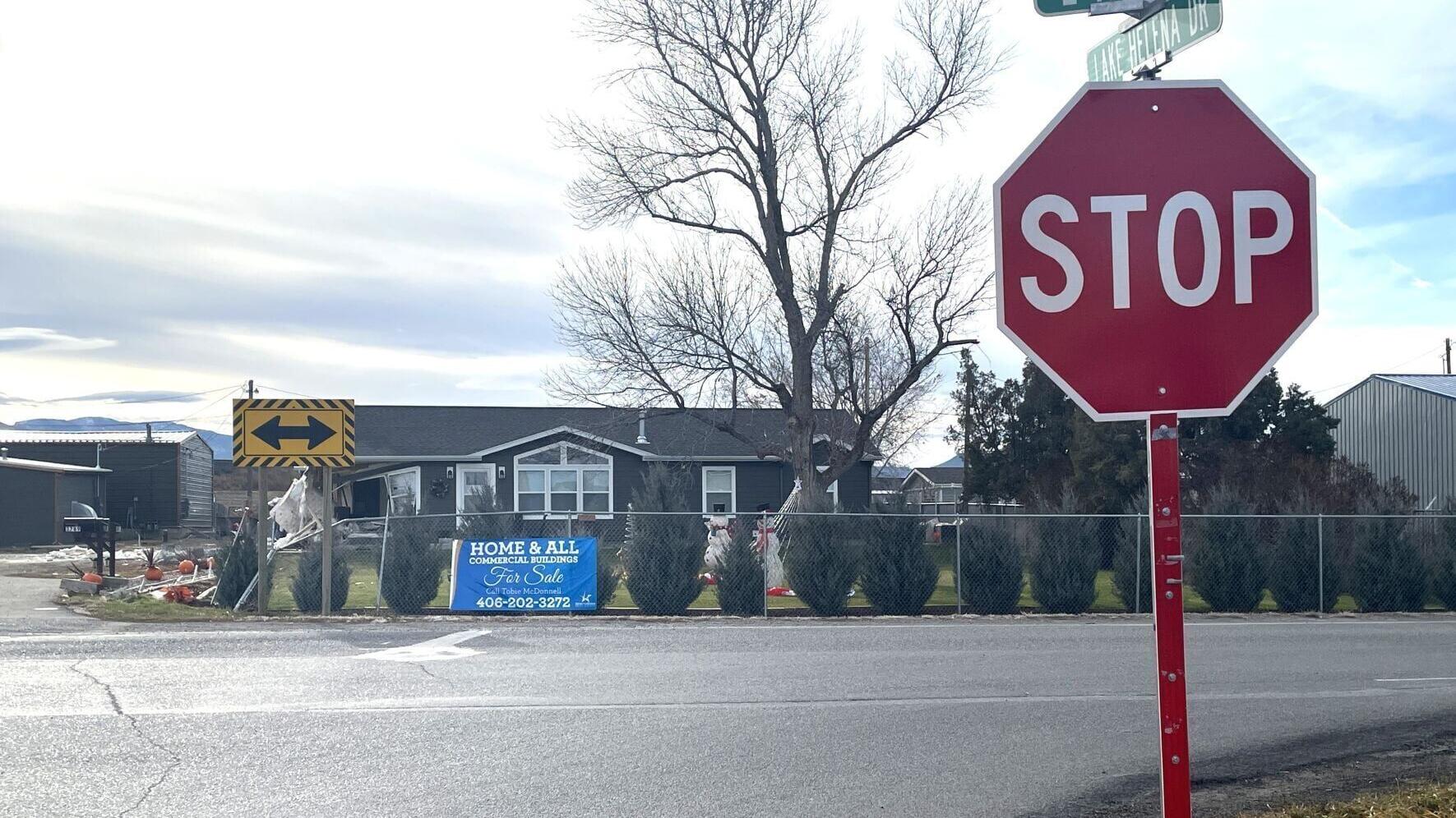 Damaged East Helena home