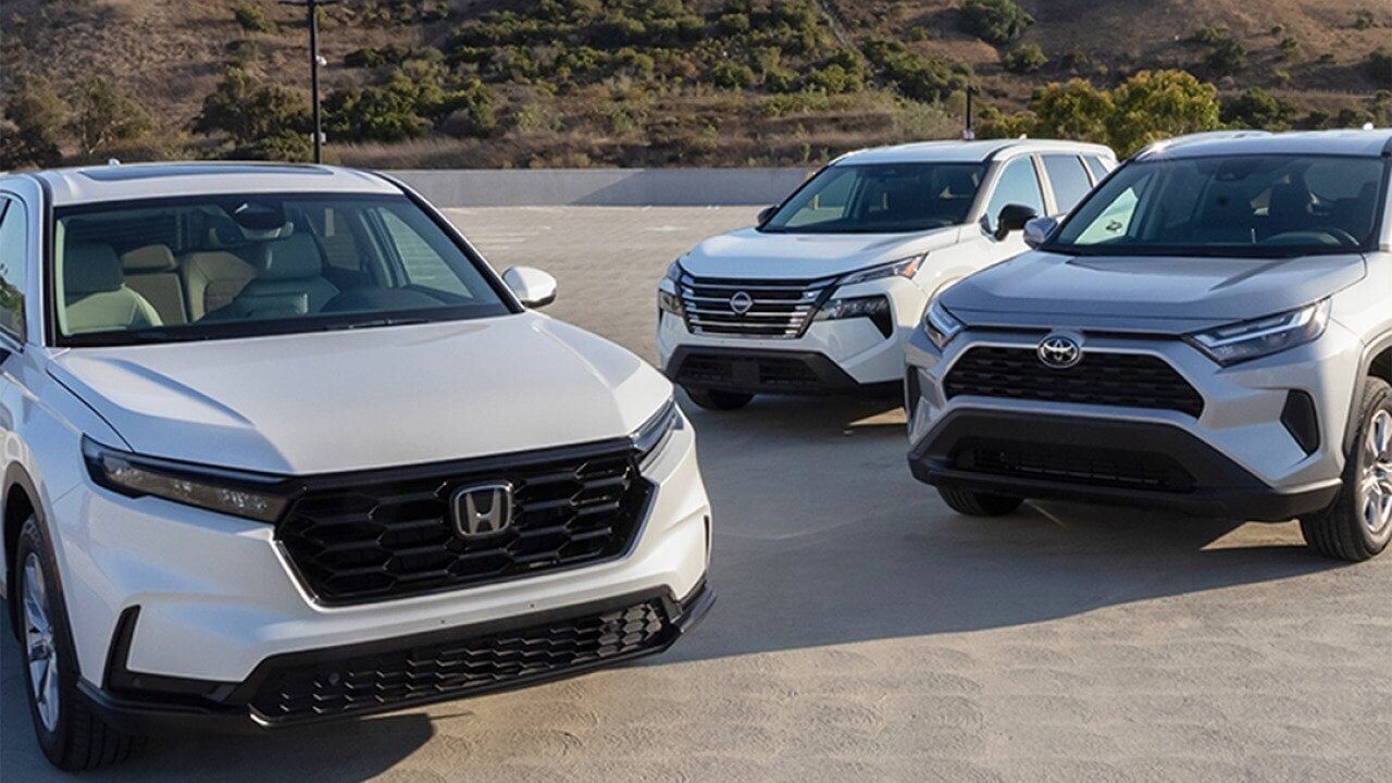 2024 compact SUVs compared: Honda CR-V vs. Toyota RAV4 vs. Nissan Rogue