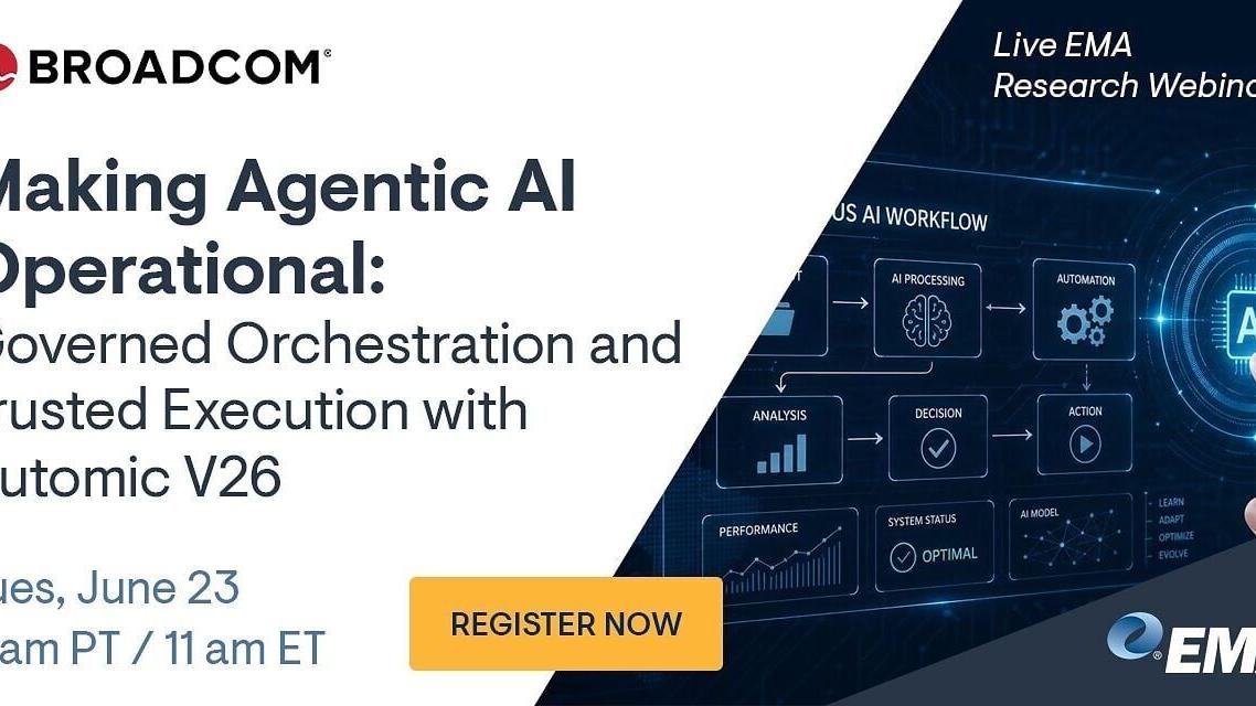 Making Agentic AI Operational: Governed Orchestration and Trusted Execution with Automic V26 webinar