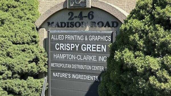 Crispy Green has relocated its headquarters to 2 Madison Road in Fairfield, New Jersey, as part of the company's continued growth and operational expansion.