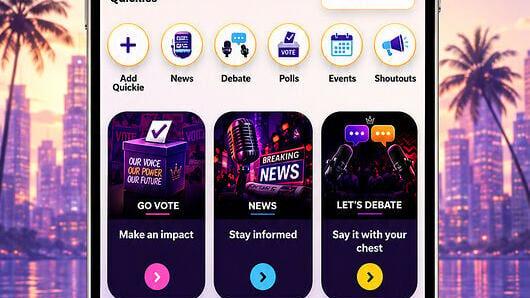 The Byio home experience puts meaningful engagement first. Members can quickly access trending conversations, breaking news, live discussions, polls, events, and community features, all within a vibrant, intuitive interface designed exclusively for adul...