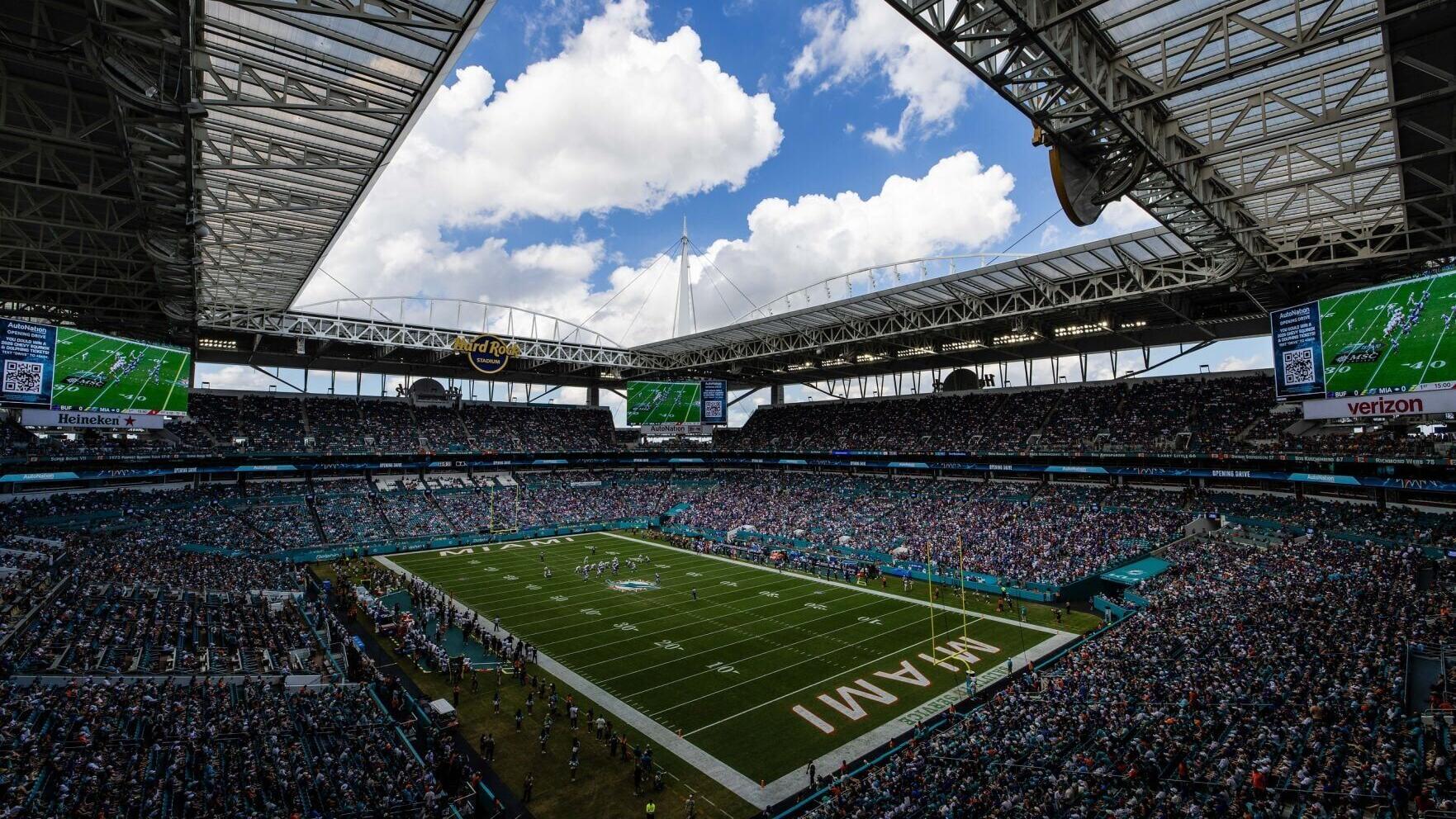 Hard Rock Stadium, a global entertainment destination and curator of world-class events.