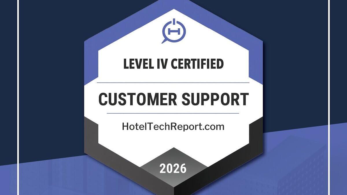 Stayntouch earns Hotel Tech Report's highest level of Global Customer Support Certification.
