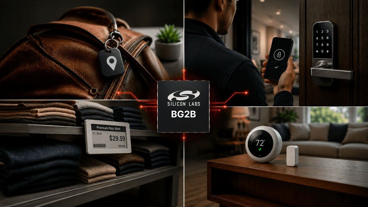 The new BG2B wireless SoC from Silicon Labs.