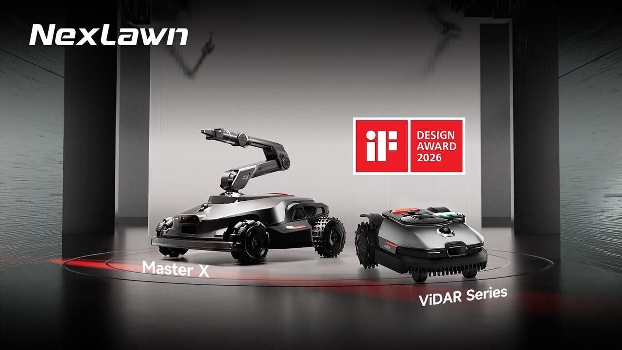 NexLawn Robotic Lawn Mowers Win the 2026 iF Design Awards