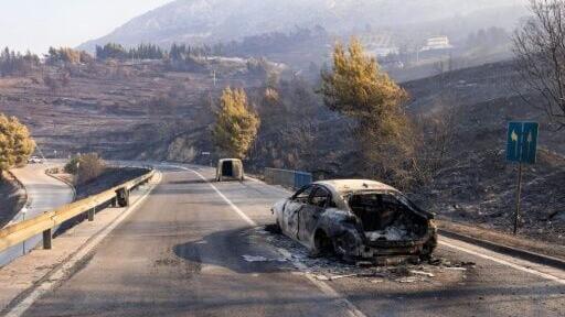 The flames near the town of Omis engulfed homes and injured 19 people on the coast