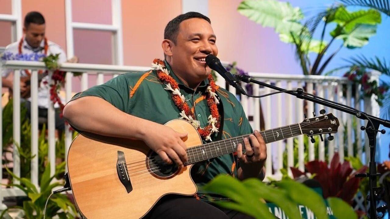 A member of the Hawai'i Symphony Orchestra performs at a concert