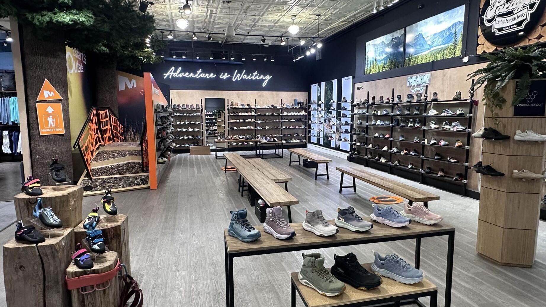 Paragon Sports is NYC’s Best Outdoor Shop featuring a new Merrell experiential build out.
