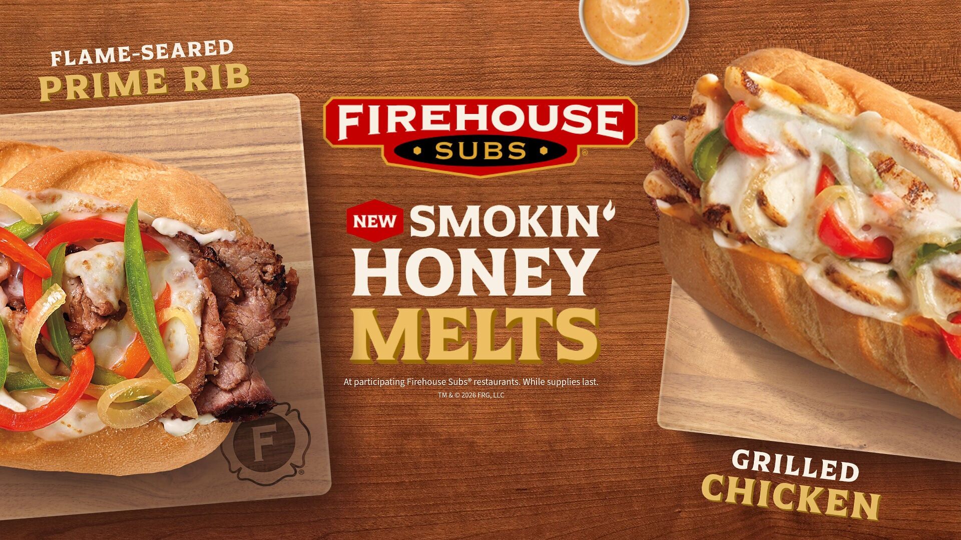 Firehouse Subs® is growing its Melts lineup with the new Smokin' Honey Chicken Melt and Smokin' Honey Steak Melt, featuring an all-new honey chipotle sauce, melty provolone, caramelized onions and bell peppers on a toasted signature roll, launching nati...