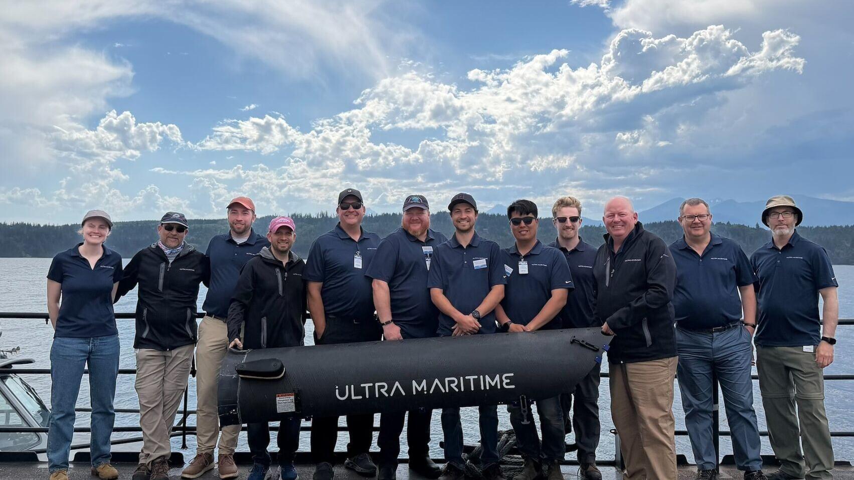 The Ultra Maritime team with Sea Spear during the U.S. Navy's 2026 Lanternfish exercise.