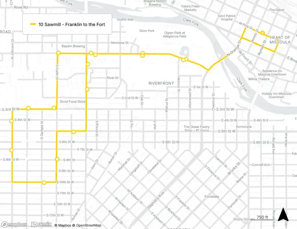 Mountain Line adds Route 10 in Missoula with Saturday service boost1