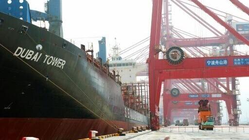 The "Dubai Tower" left the eastern port city of Ningbo on Saturday evening bound for the so-called Northern Sea Route (NSR)