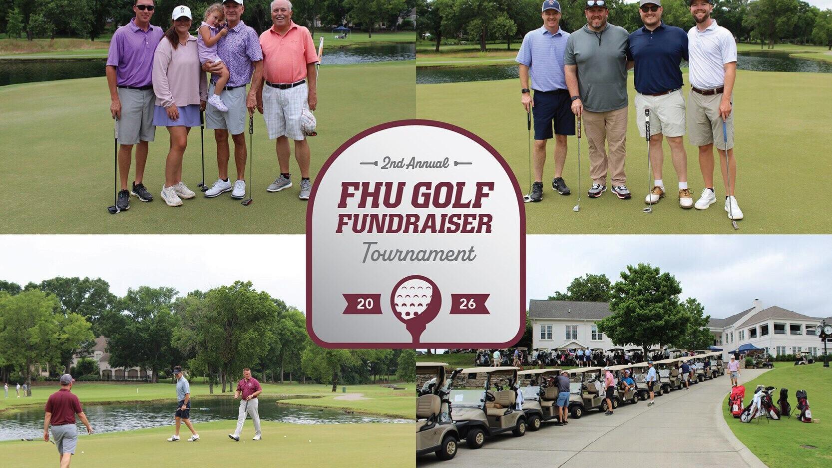 Fourteen sponsors and 21 teams helped make FHU's second annual golf tournament a success, raising more than $18,000 to support the team's 2026-27 season.