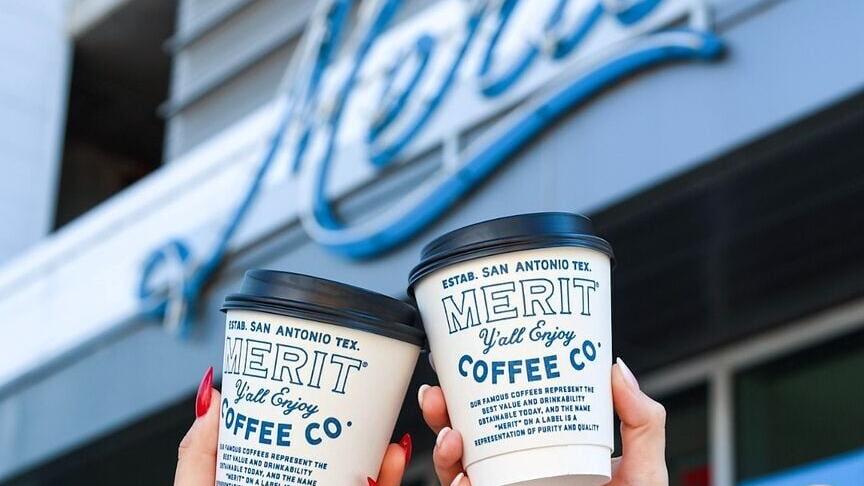 Merit Cafe Exterior To-Go Cups