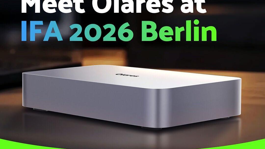 Olares One will be showcased at IFA Berlin 2026 (H5.2, Stand 454)