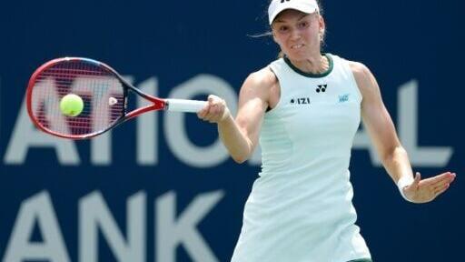 World number two Elena Rybakina of Kazakhstan defeated Russian Liudmila Samsonova to reach the Canadian Open quarter-finals