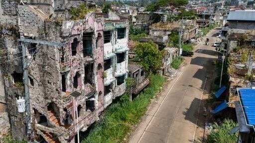 The brutal house-to-house battles turned Marawi's business district into a ghost town