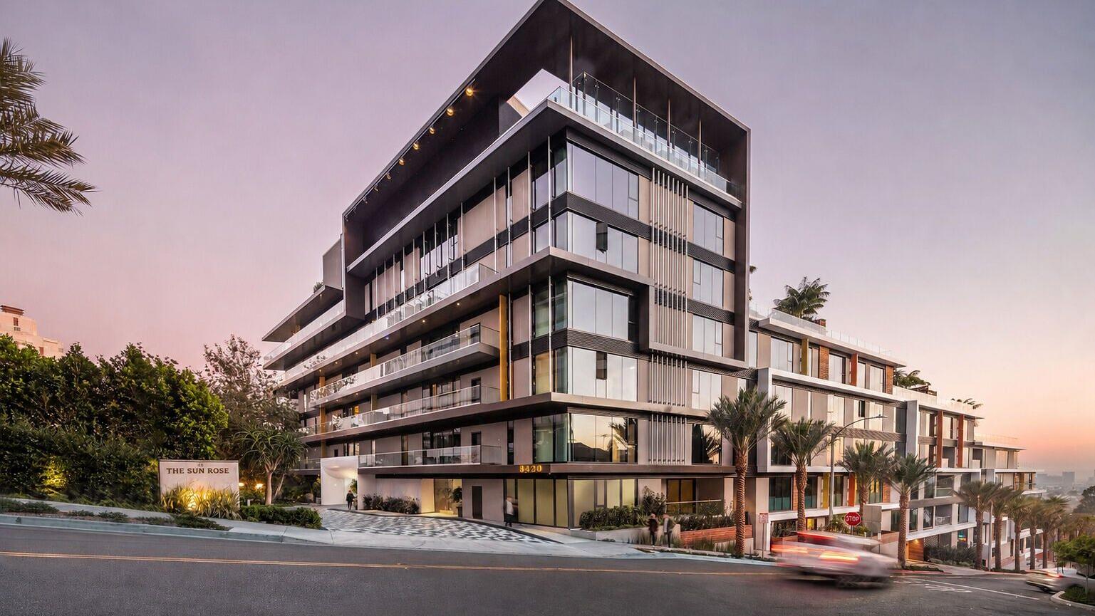 The Sun Rose Residences, West Hollywood, California