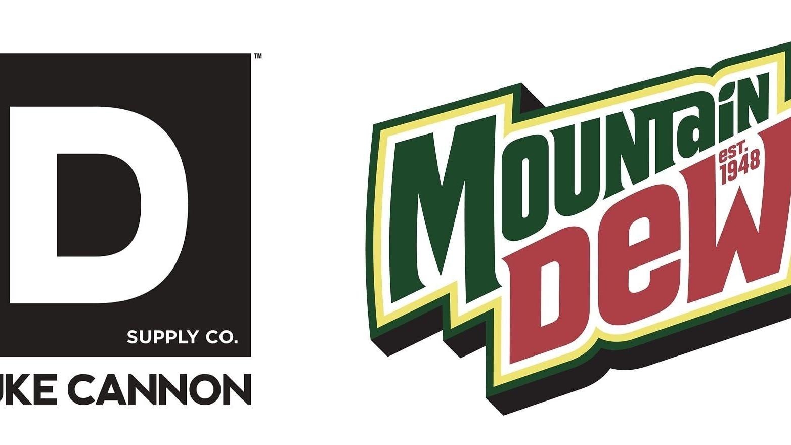Duke Cannon and Mountain Dew Logos