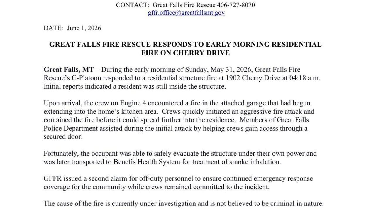 GFFR Press Release