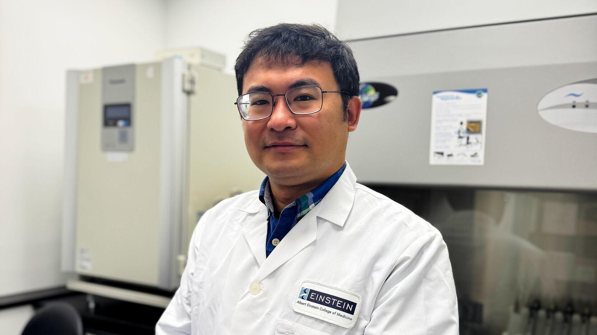 Hui Zhang, Ph.D., a research fellow at Einstein