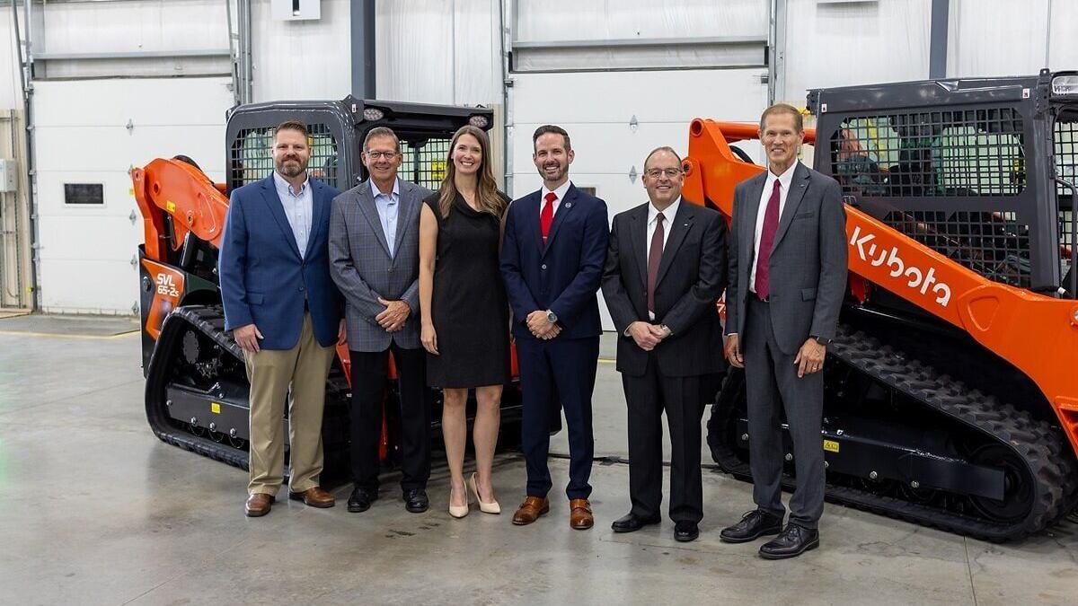 From left to right: Jacob Wood, Salina City Manager; Mike Hoppock, Mayor, City of Salina; Renee Duxler, President and CEO, Salina Area Chamber of Commerce; Joshua Jefferson, Deputy Secretary of Business Development, Kansas Department of Commerce; Brian ...